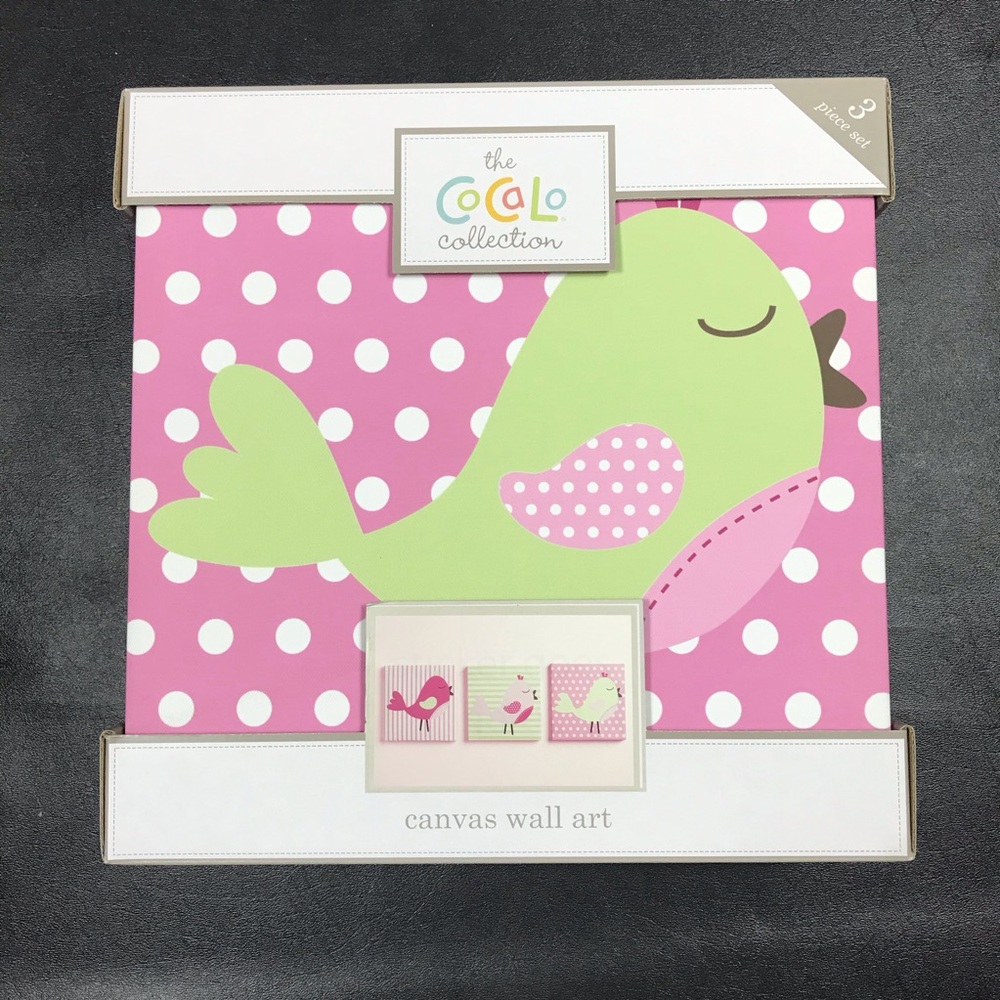 Cocalo Baby Decorative Canvas Wall Art 12”x12”x1”